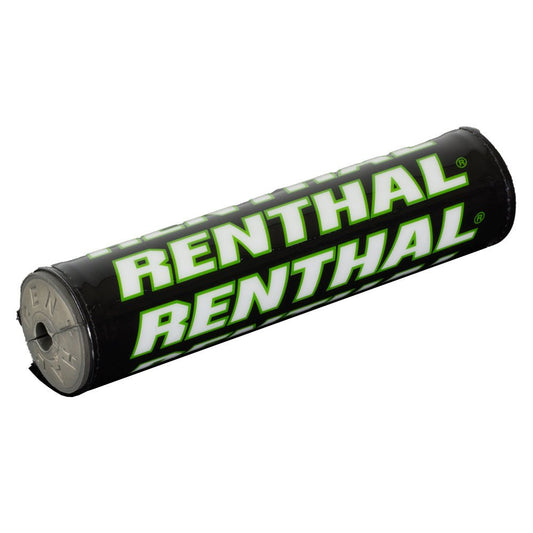 RENTHAL BAR PAD MINI SX (205MM/8.5IN) BLACK/GREEN/WHITE (GREY FOAM) - ACE Race Shop