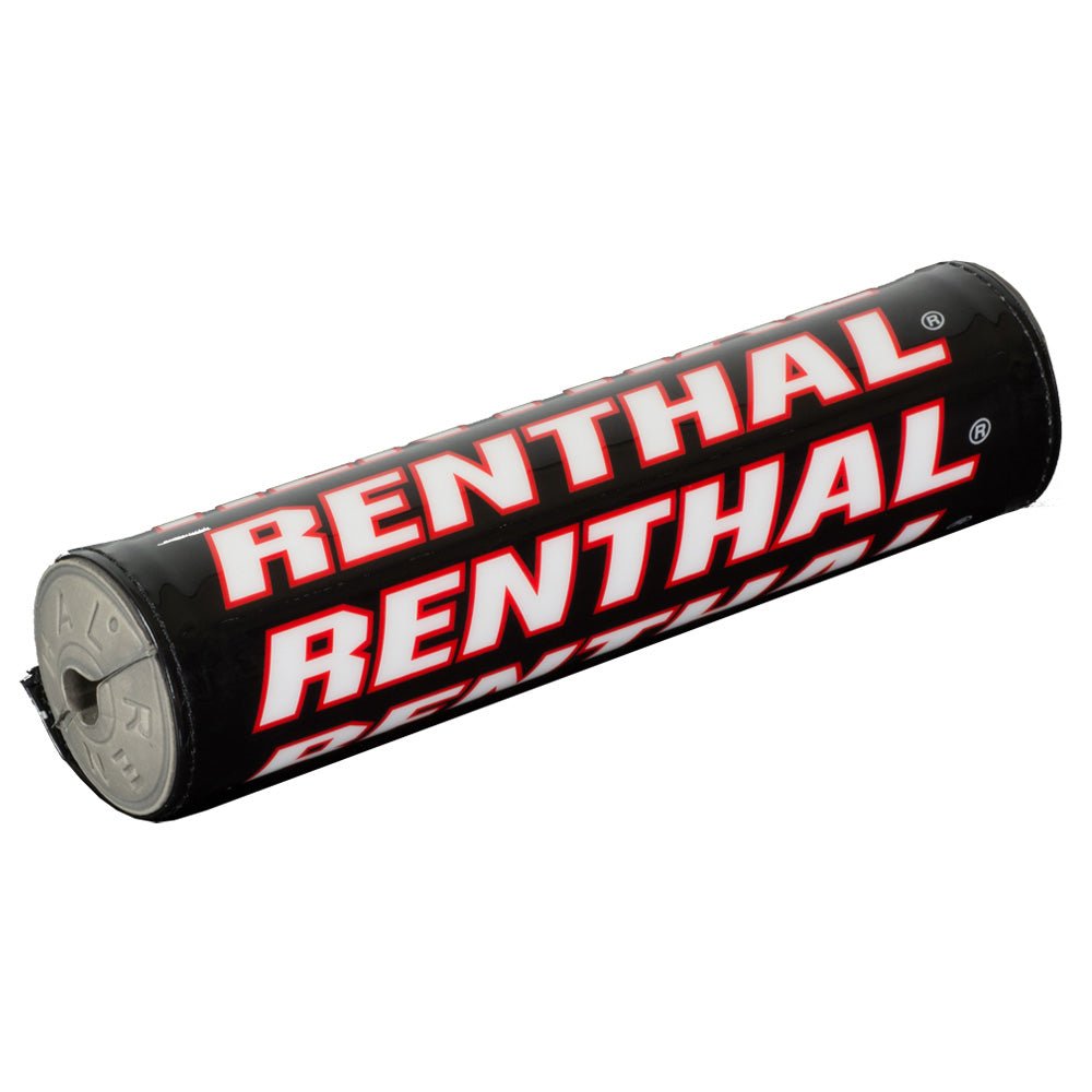 RENTHAL BAR PAD MINI SX (205MM/8.5IN) BLACK/RED/WHITE (GREY FOAM) - ACE Race Shop