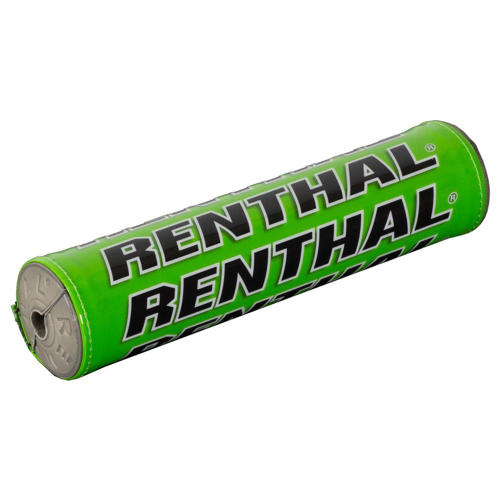 RENTHAL BAR PAD MINI SX (205MM/8.5IN) GREEN/WHITE/BLACK (GREY FOAM) - ACE Race Shop