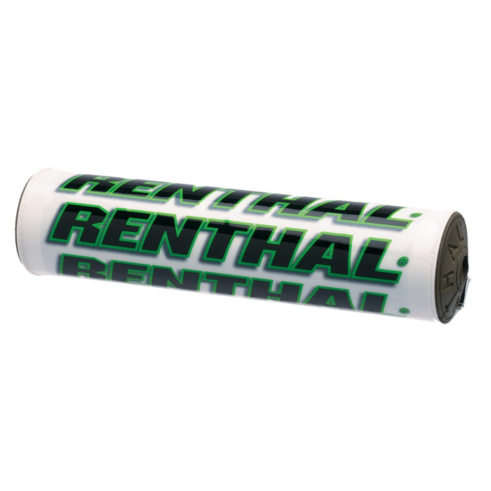 RENTHAL BAR PAD MINI SX (205MM/8.5IN) WHITE/GREEN/BLACK (GREY FOAM) - ACE Race Shop