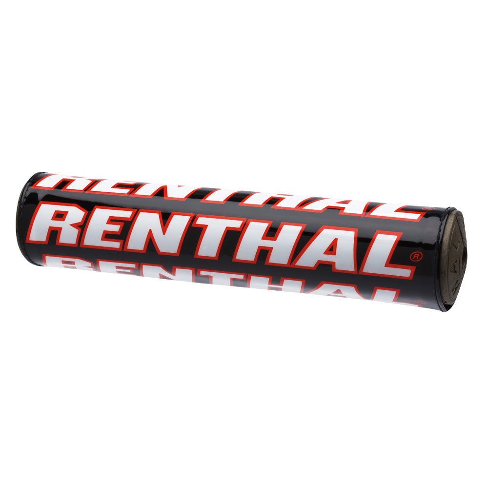 RENTHAL BAR PAD SX (10IN) BLACK/WHITE/RED (240MM) - ACE Race Shop