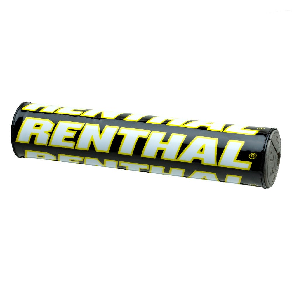 RENTHAL BAR PAD SX (10IN) BLACK/WHITE/YELLOW (240MM) - ACE Race Shop
