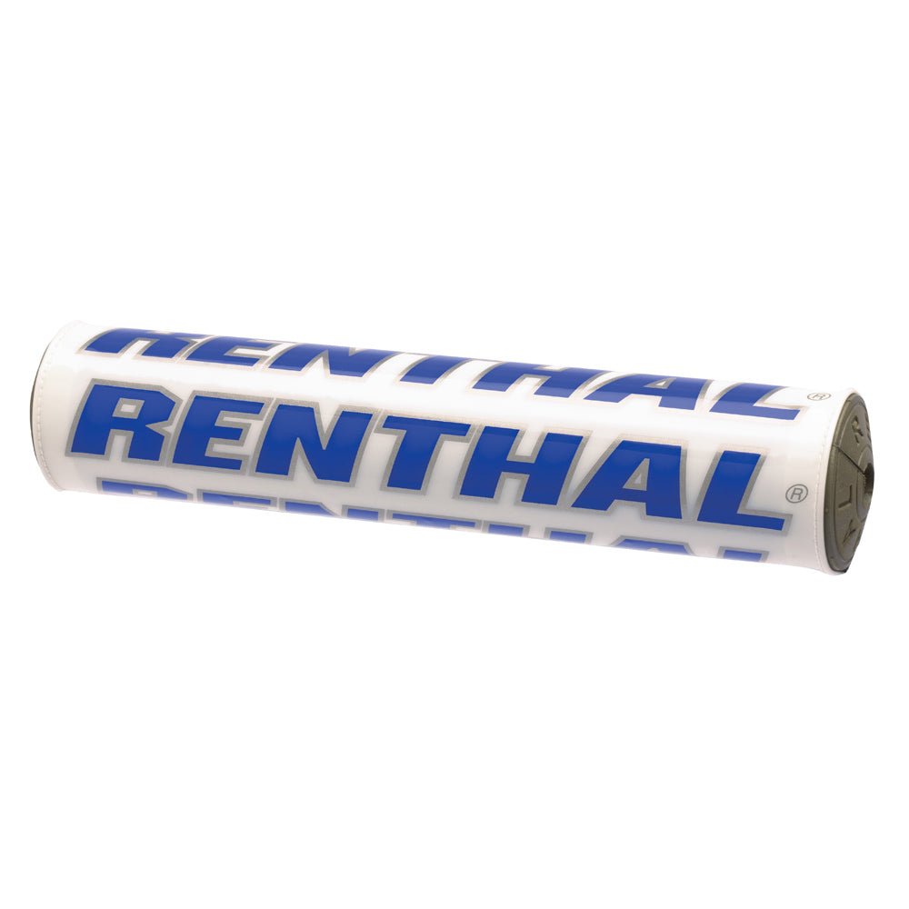 RENTHAL BAR PAD SX (10IN) WHITE/BLUE (240MM) - ACE Race Shop