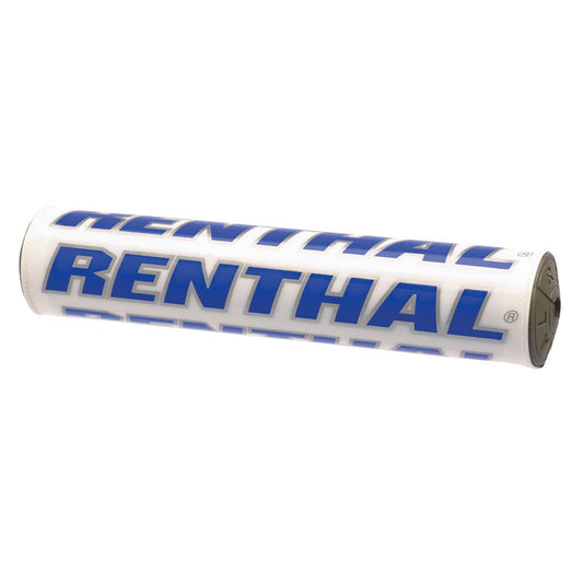 RENTHAL BAR PAD SX (10IN) WHITE/BLUE (240MM) - ACE Race Shop