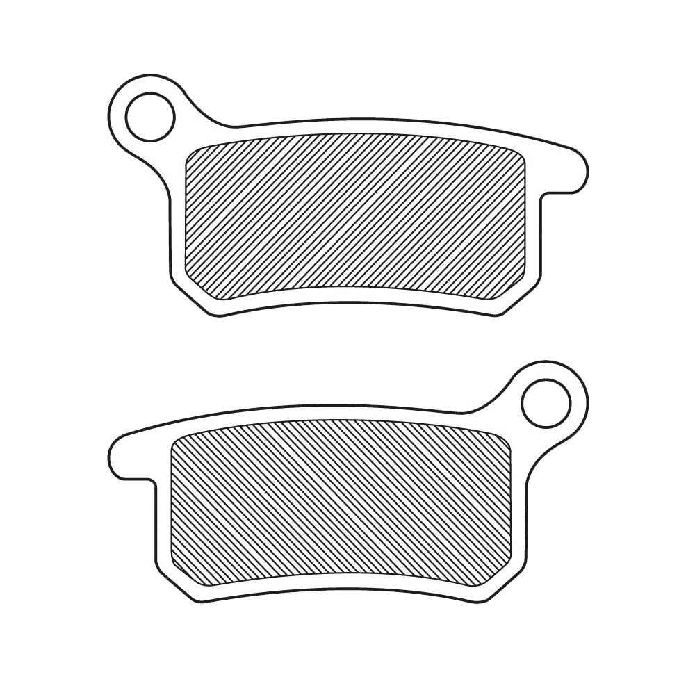 RENTHAL BRAKE PADS FRONT/REAR GASGAS/HUSKY/KTM 65CC (GF185) (R) - ACE Race Shop