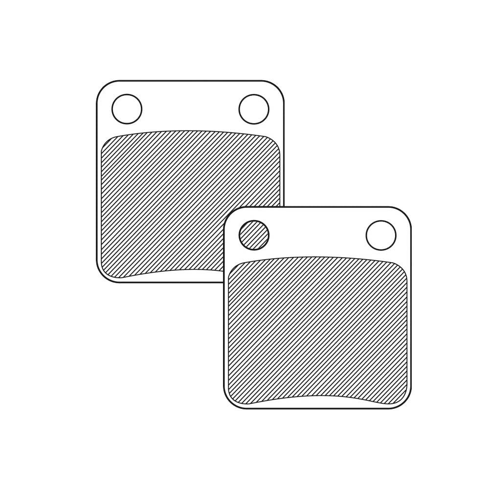RENTHAL BRAKE PADS REAR KAWASAKI KX65 (GF144) (R) - ACE Race Shop