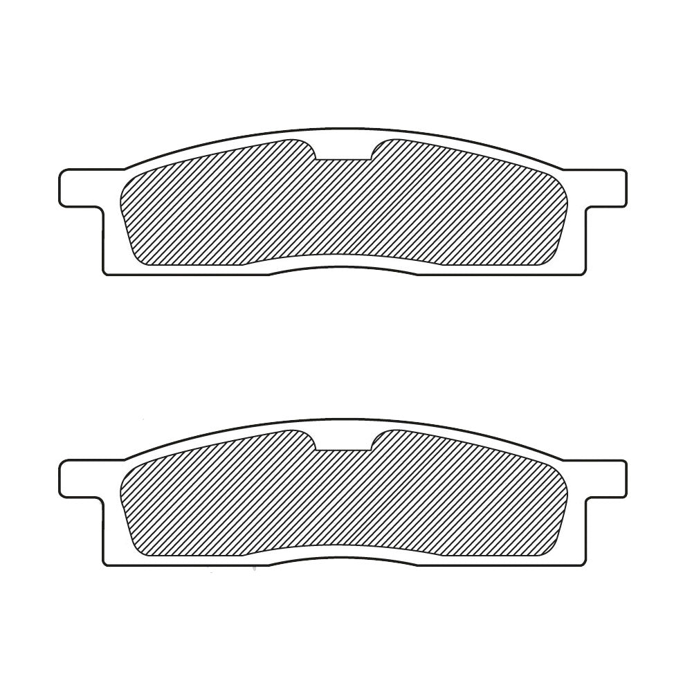RENTHAL BRAKE PADS REAR YZ65 18 - 24, FRONT YZ80 93 - 01, YZ85 02 - 24 (GF034) (R) - ACE Race Shop