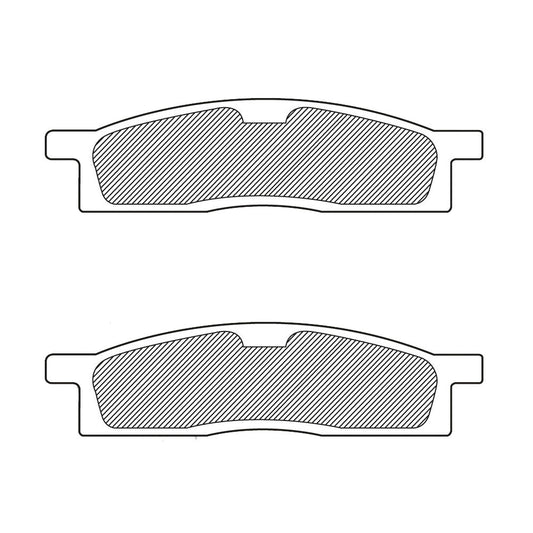 RENTHAL BRAKE PADS REAR YZ65 18 - 24, FRONT YZ80 93 - 01, YZ85 02 - 24 (GF034) (R) - ACE Race Shop