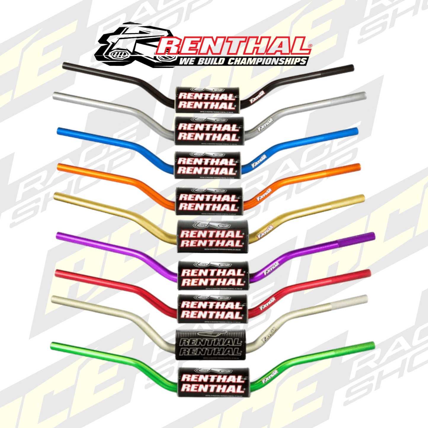 RENTHAL HANDLEBAR FATBAR MX/ENDURO 609 RC HIGH - ACE Race Shop