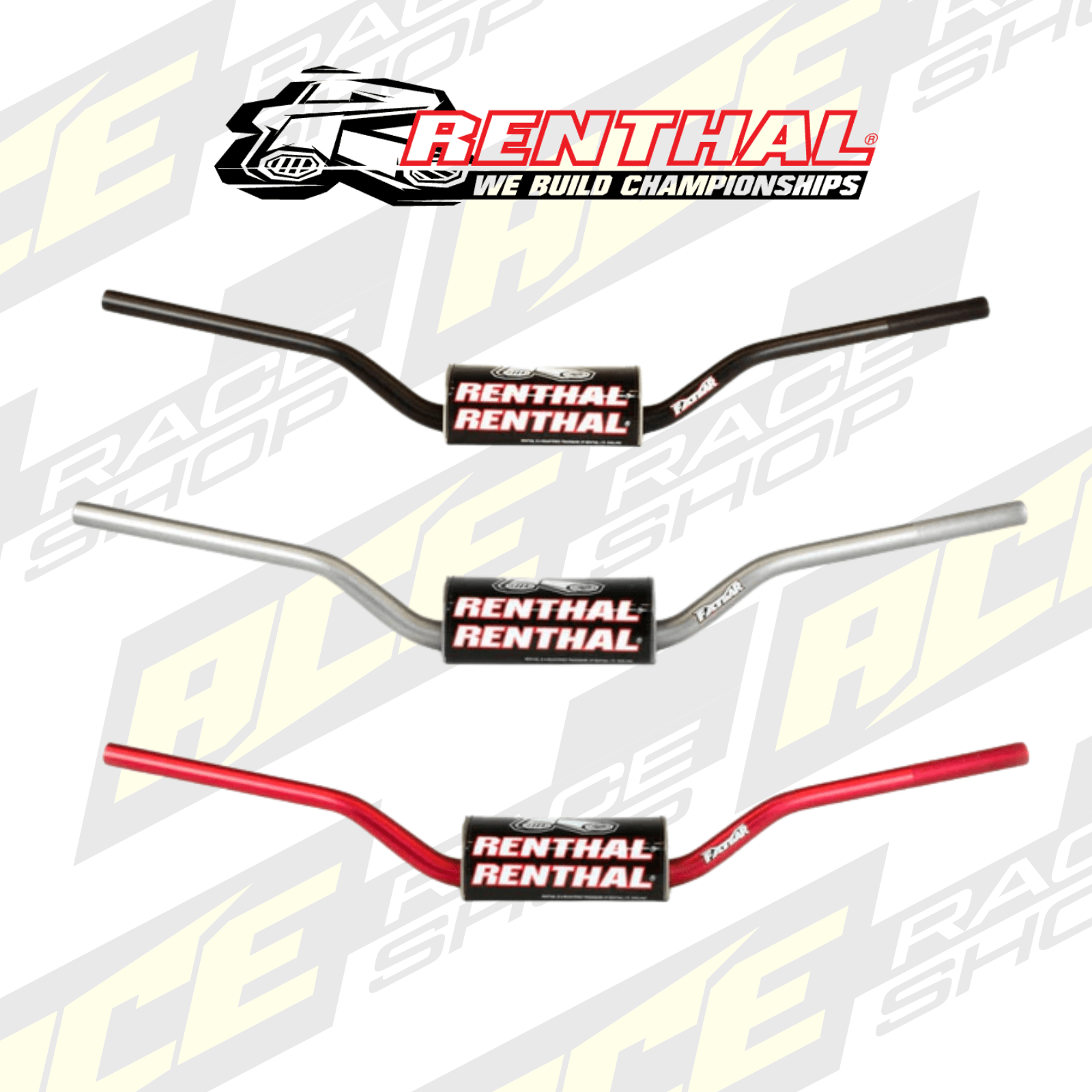 RENTHAL HANDLEBAR FATBAR MX/ENDURO 839 HONDA CRF 2018 - , KAWASAKI KX 2021 - ACE Race Shop