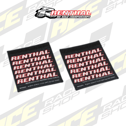 RENTHAL HANDLEBAR GRIP COVER CLEAN GRIP BLACK/RED/WHITE - ACE Race Shop