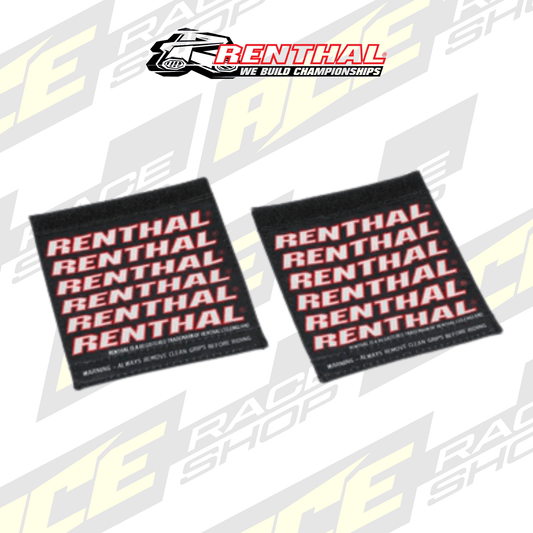 RENTHAL HANDLEBAR GRIP COVER CLEAN GRIP BLACK/RED/WHITE - ACE Race Shop