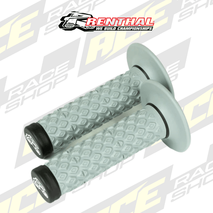 RENTHAL HANDLEBAR GRIP MX DUAL COMPOUND COMFORT SOFT/FIRM BLACK - ACE Race Shop