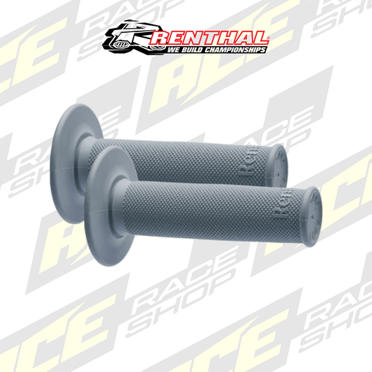 RENTHAL HANDLEBAR GRIP MX FULL DIAMOND SOFT GREY - ACE Race Shop