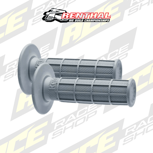 RENTHAL HANDLEBAR GRIP MX FULL WAFFLE SOFT GREY - ACE Race Shop