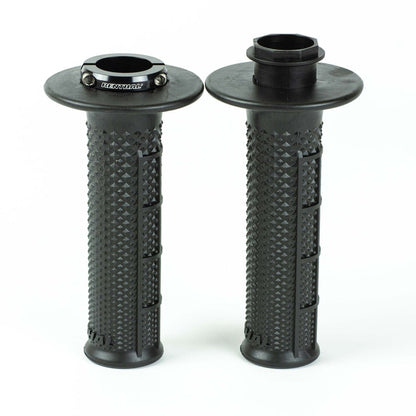 RENTHAL HANDLEBAR GRIP MX R - WORKS LOCK ON SOFT, TAPERED/HALF WAFFLE - ACE Race Shop