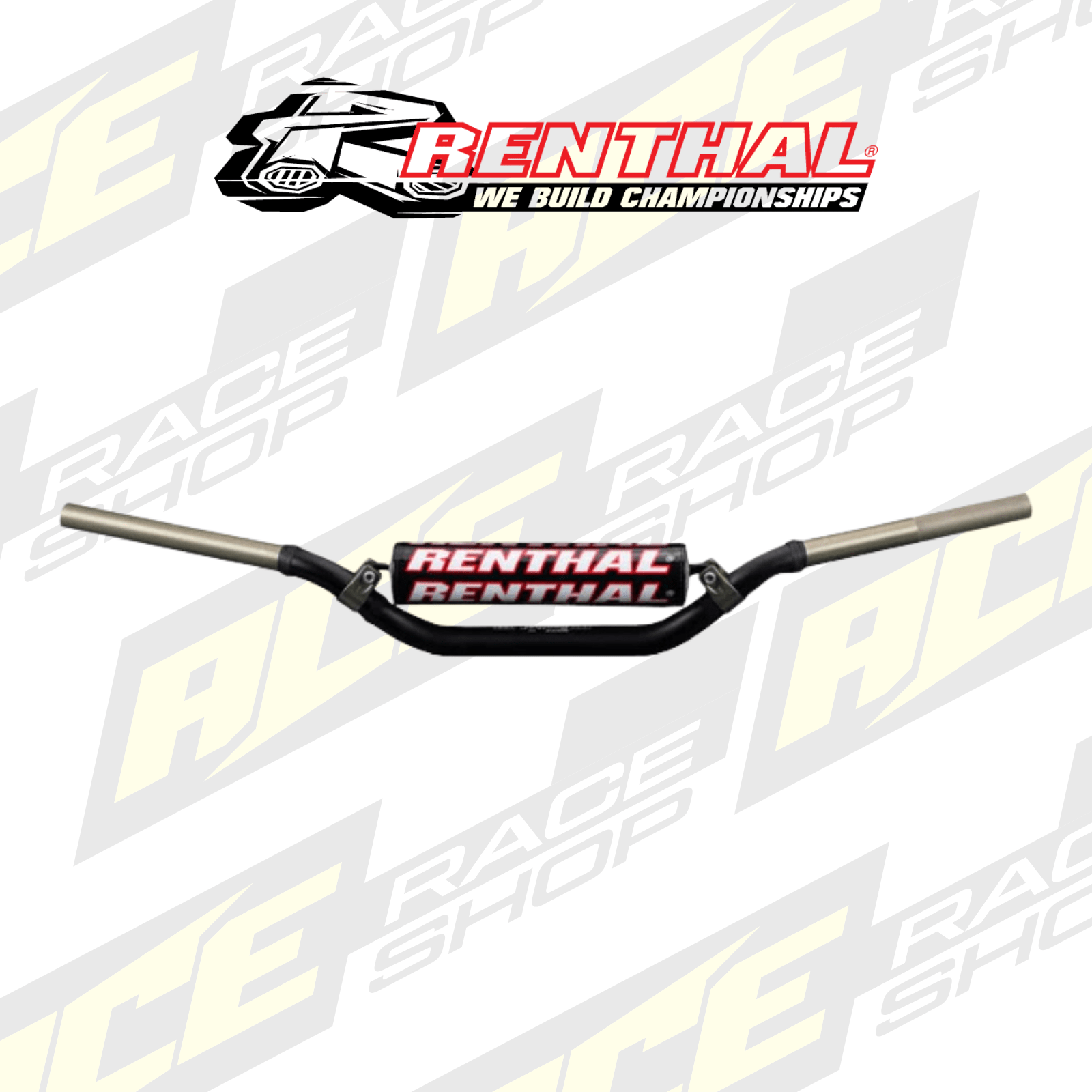 RENTHAL HANDLEBAR TWINWALL MX/ENDURO 923 RC MINI/85CC BLACK - ACE Race Shop