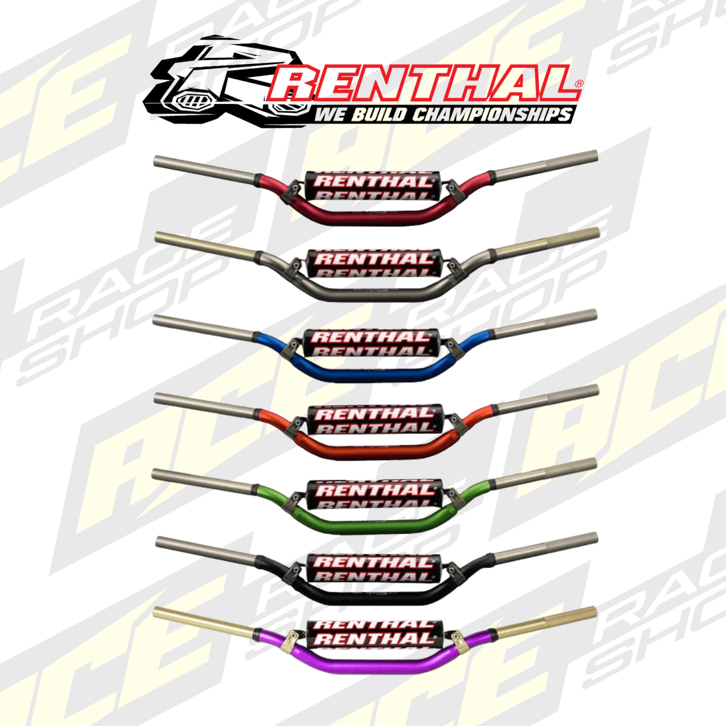 RENTHAL HANDLEBAR TWINWALL MX/ENDURO 996 VILLOPOTO/STEWART/HONDA CRF 2019+ - ACE Race Shop