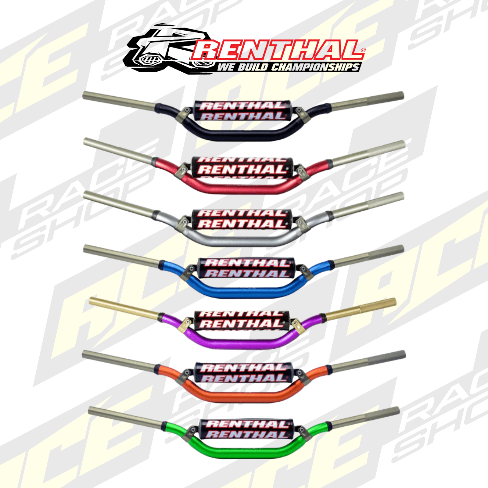 RENTHAL HANDLEBAR TWINWALL MX/ENDURO 997 RC/HONDA CRF 04 - 18, KAWASAKI KX/KXF 2006 - ACE Race Shop