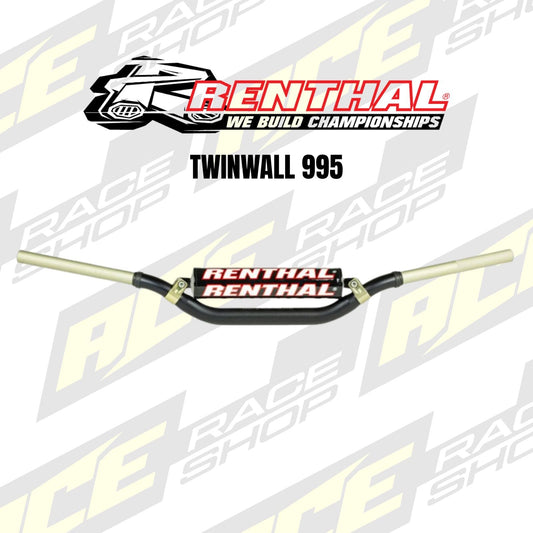 RENTHAL TWINWALL HANDLEBAR MX/ENDURO 995 BEND ELI TOMAC BARS BLACK - ACE Race Shop
