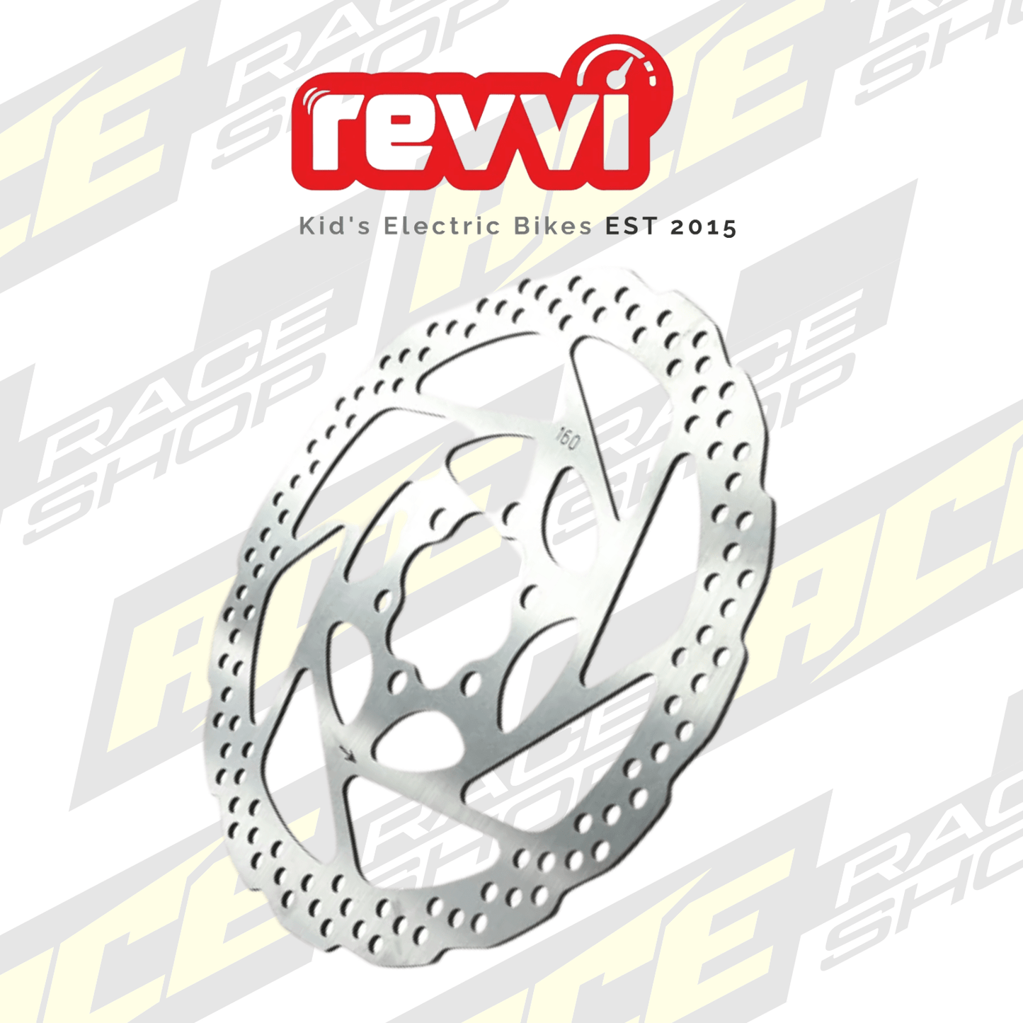 Revvi Brake Disc (160mm) - For 18" , 16" XL or 20" Bike - ACE Race Shop