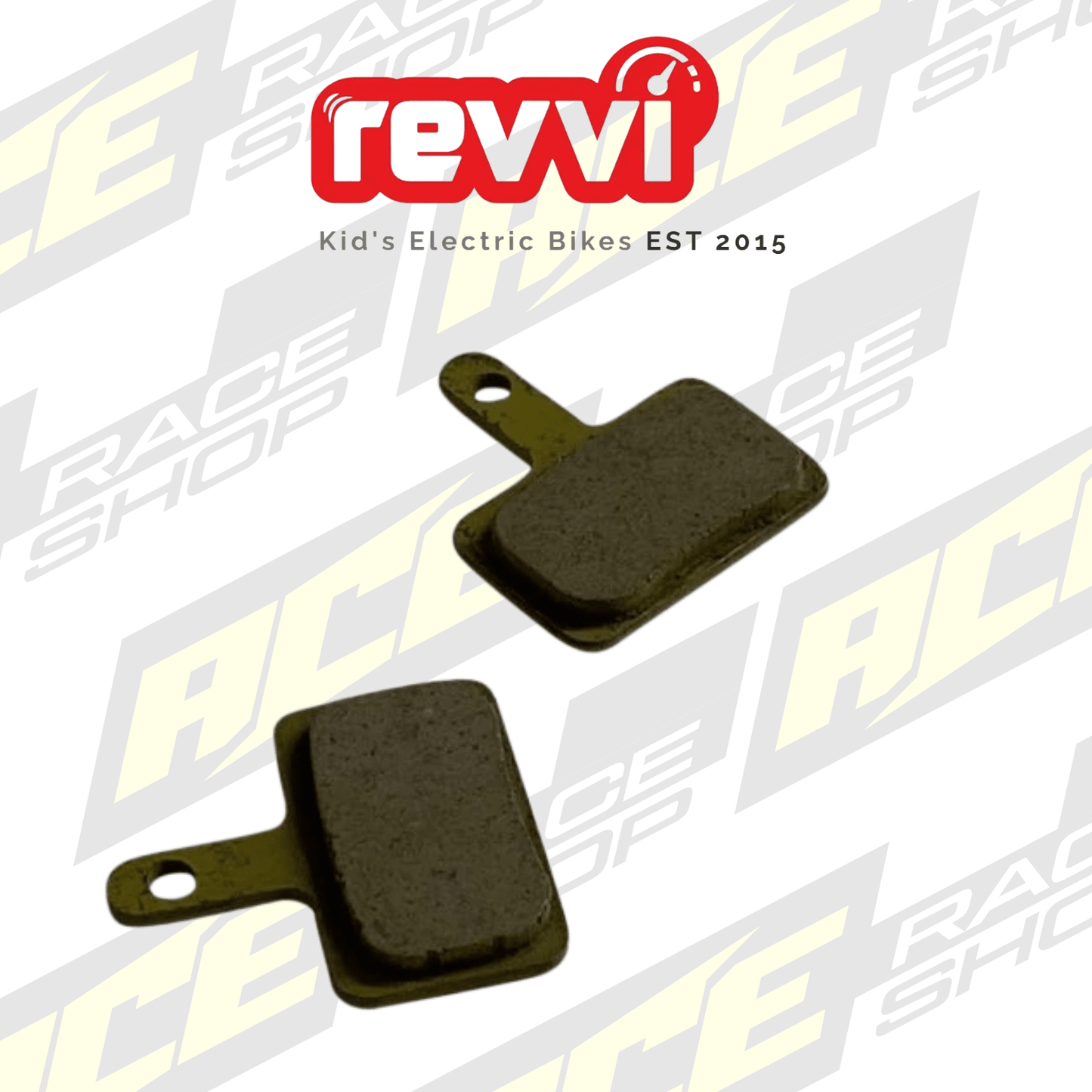Revvi Brake Pads Pair - To fit Revvi 6″XL + 18″ + 20″ kids electric bike - ACE Race Shop