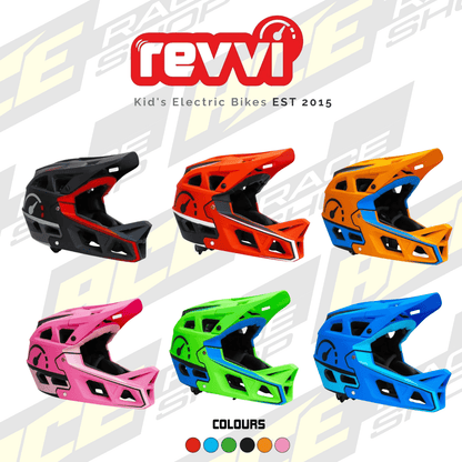 Revvi Lightweight Kids MTB & Balance Bike Helmet Full Face - ACE Race Shop