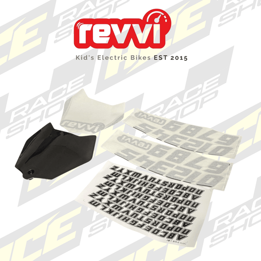 Revvi Number and Name Board Kit – To fit Revvi 18″ and 20″ bikes - ACE Race Shop