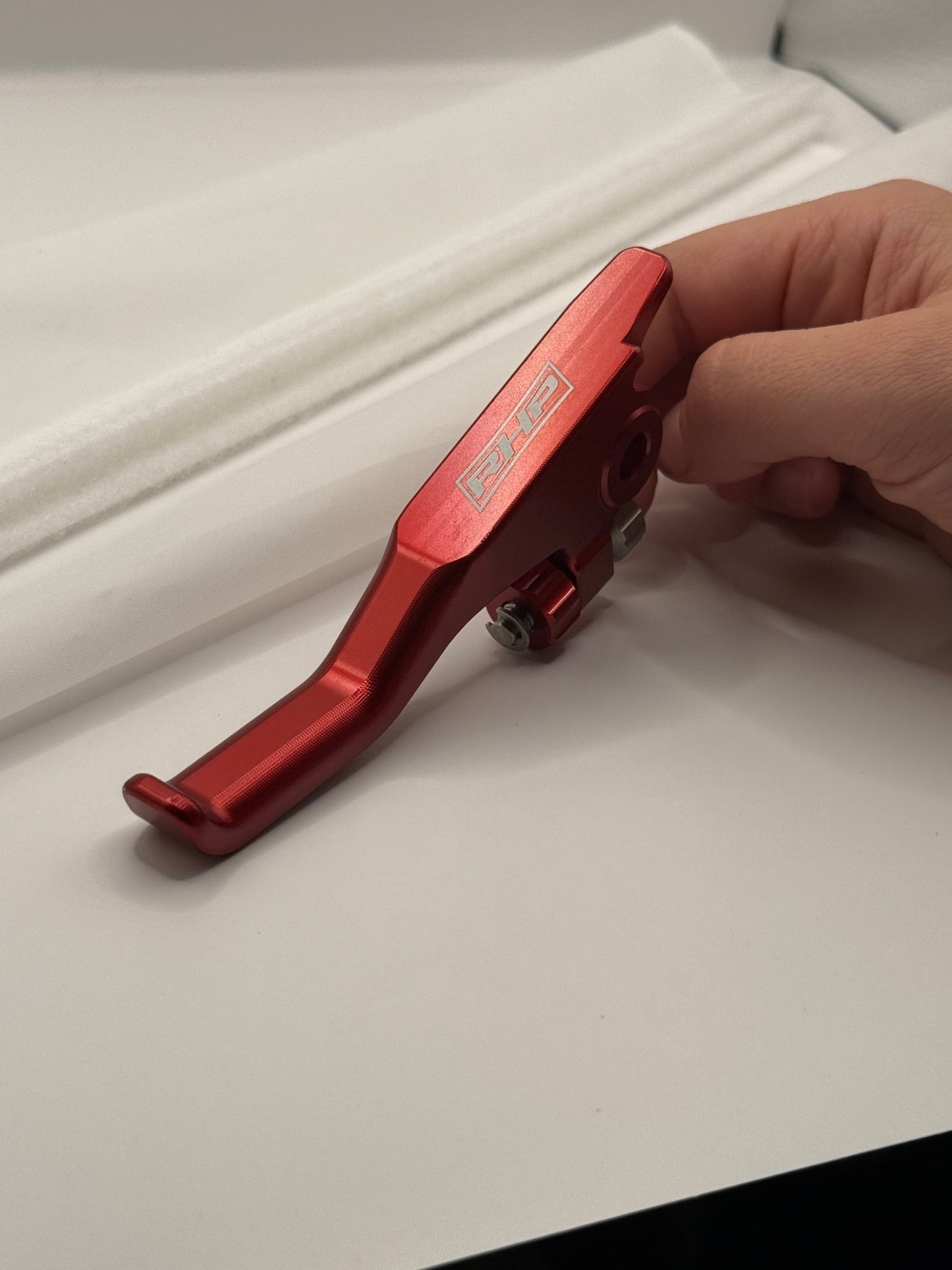 RHP BREMBO EASY PULL LIGHT FRONT BRAKE LEVER KTM HUSQVARNA GASGAS SHERCO TRIUMPH (RED) - ACE Race Shop