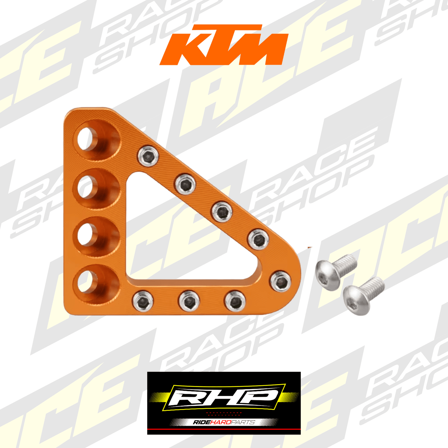 RHP LARGE ADUSTABLE BRAKE PEDAL TIP FOR KTM SX/SX - F/EXC/EXC - F 2016 - 2026 - ACE Race Shop