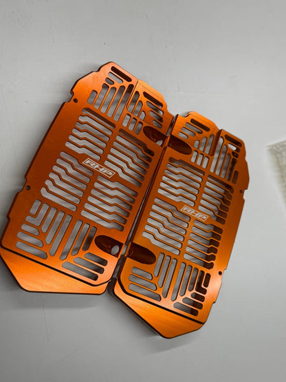 RHP Orange Radiator Guard Protectors KTM 125 - 500 EXC TBI EXCF 2023 - 2026 - ACE Race Shop