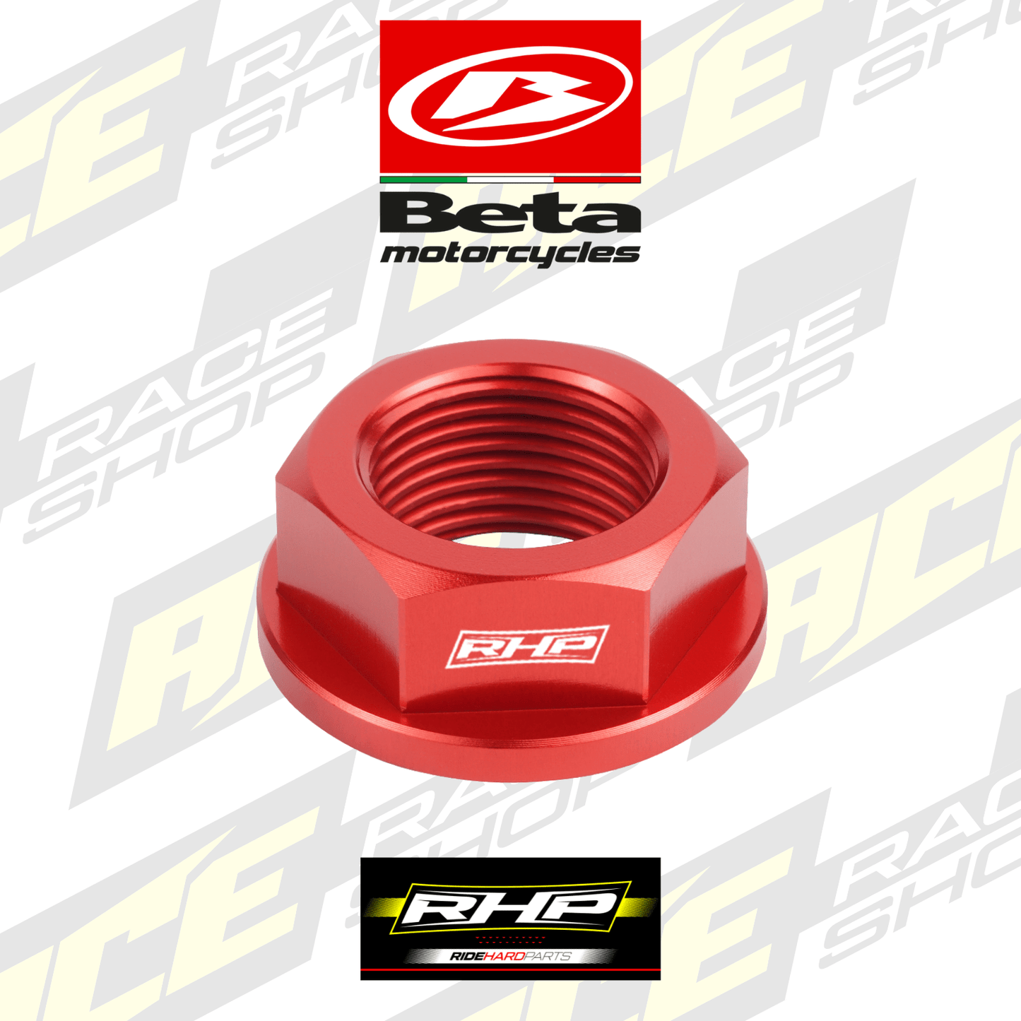 RHP REAR AXLE NUTS FOR BETA RR 125 - 480 2013 - 2026 - ACE Race Shop