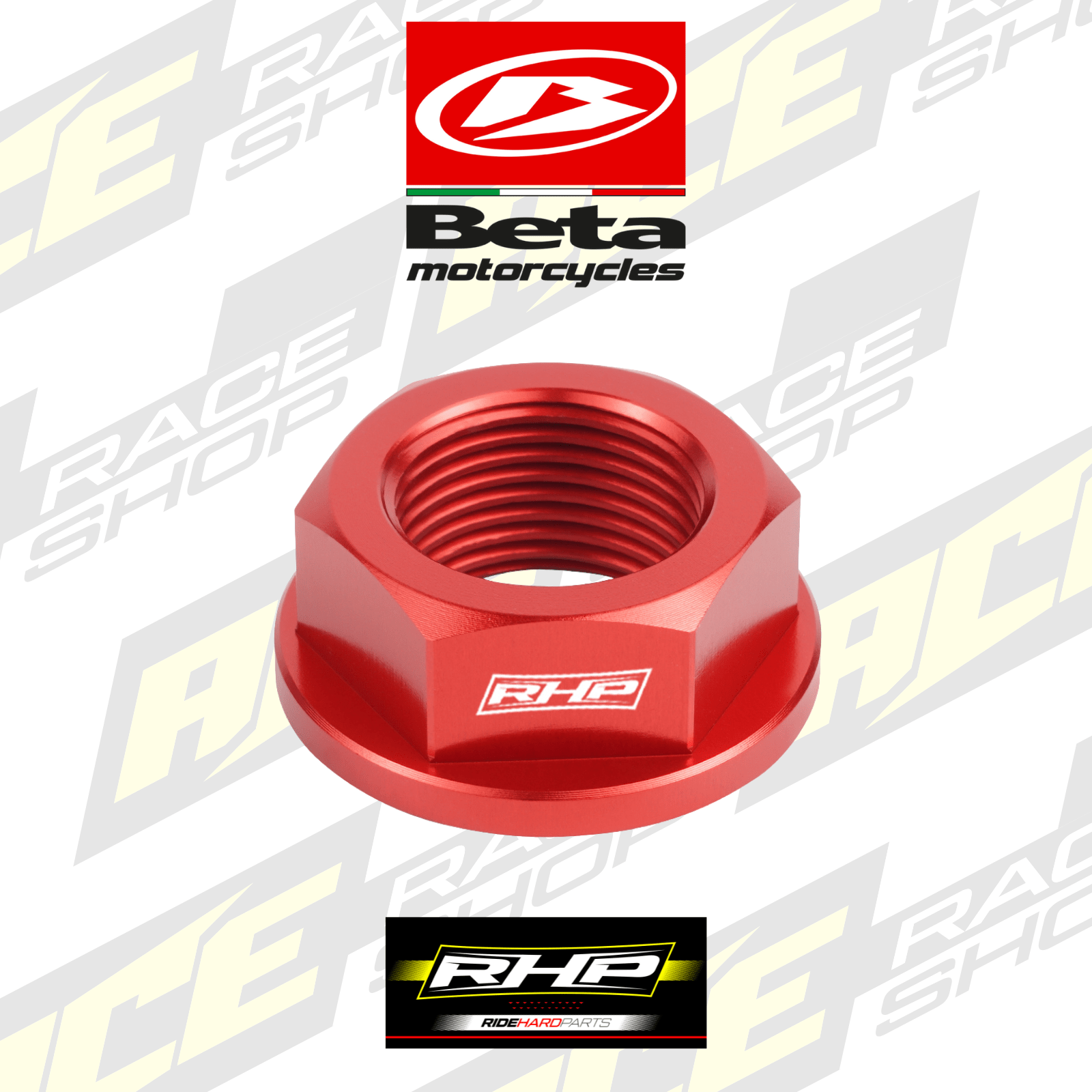 RHP REAR AXLE NUTS FOR BETA RR 125 - 480 2013 - 2026 - ACE Race Shop