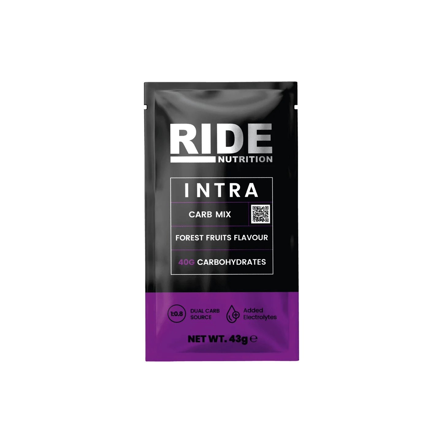 RIDE NUTRITION iNTRA CARB MIX - FOREST FRUIT SACHET - ACE Race Shop