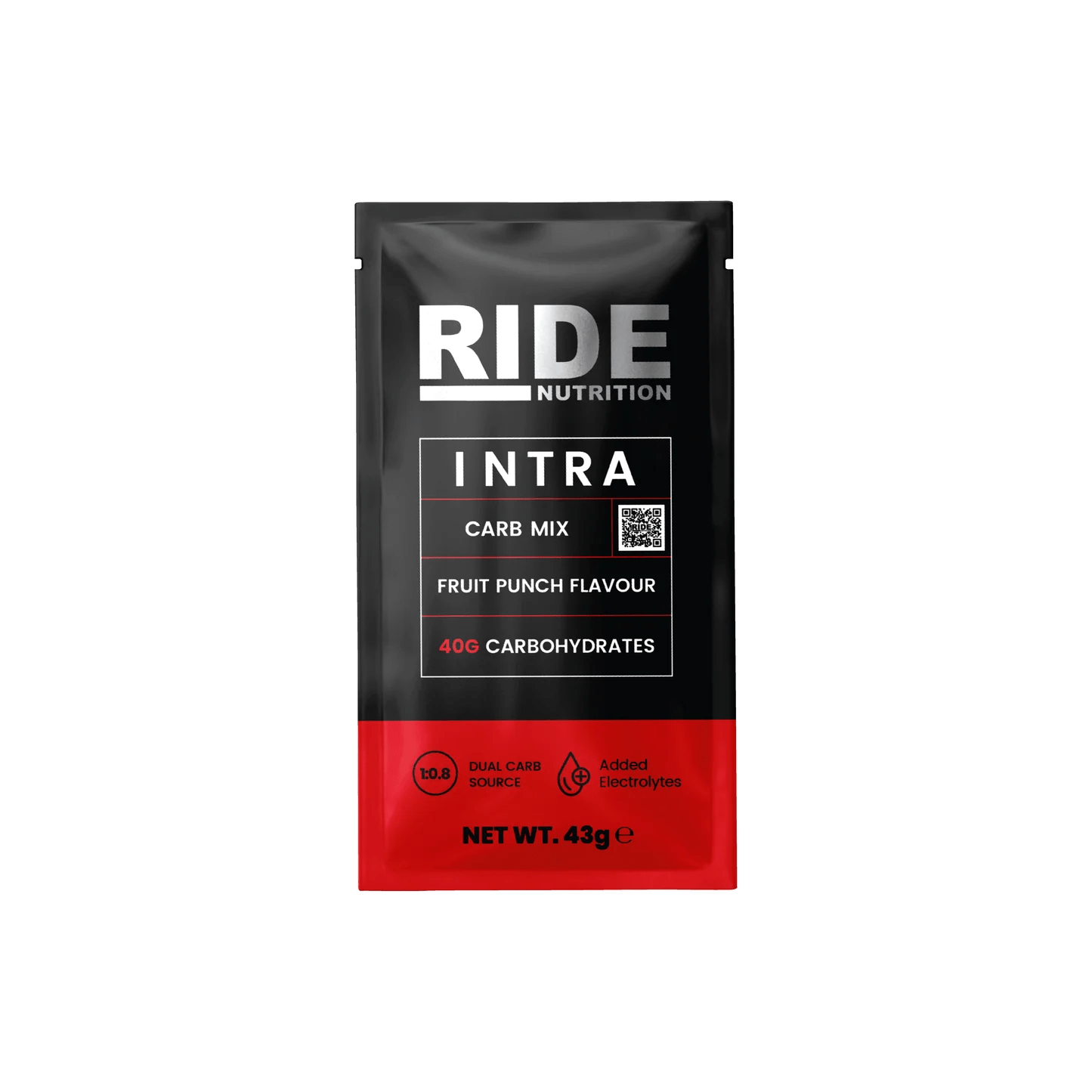 RIDE NUTRITION INTRA CARB MIX - FRUIT PUNCH - 1 SACHET - ACE Race Shop