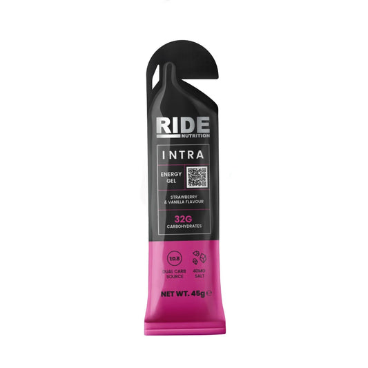 RIDE NUTRITION - Intra Energy Gel - Strawberry & Vanilla - ACE Race Shop