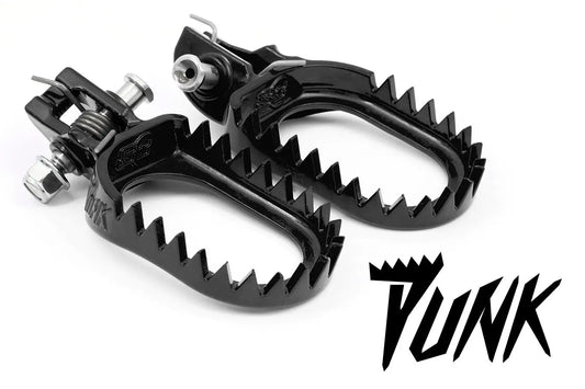 S3 ‘PUNK’ Enduro Footrests KTM /HUSKY/GASGAS up to 2023 (BLACK) - ACE Race Shop