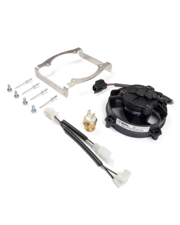 SPAL Cooling Fan Kit Beta (2024-25) with Thermoswitch and Metal Bracket for RR 2 Stroke
