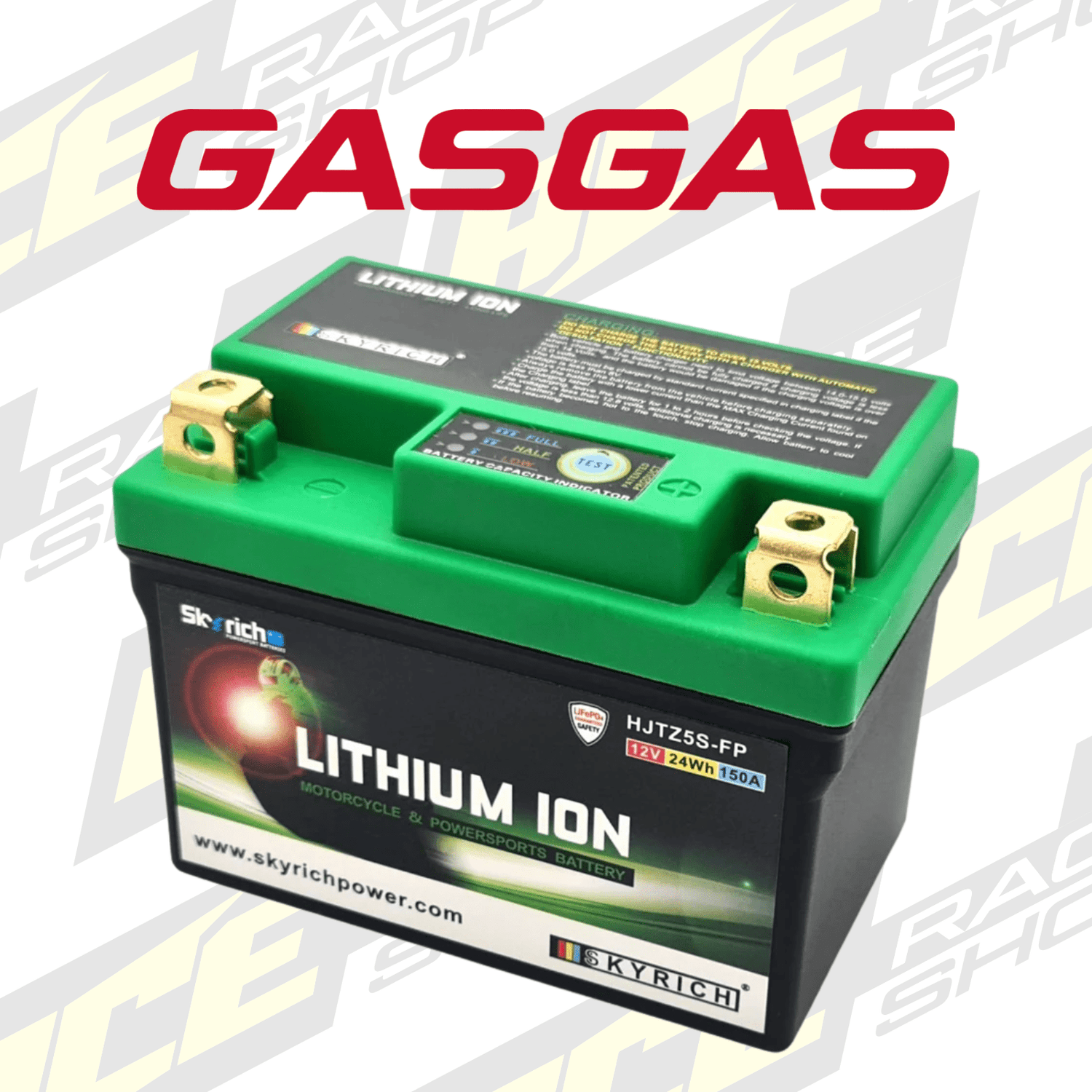 Skyrich Lithium Battery for GasGas MC/MCF/EC/ECF 125-450 2020-2026 - ACE Race Shop