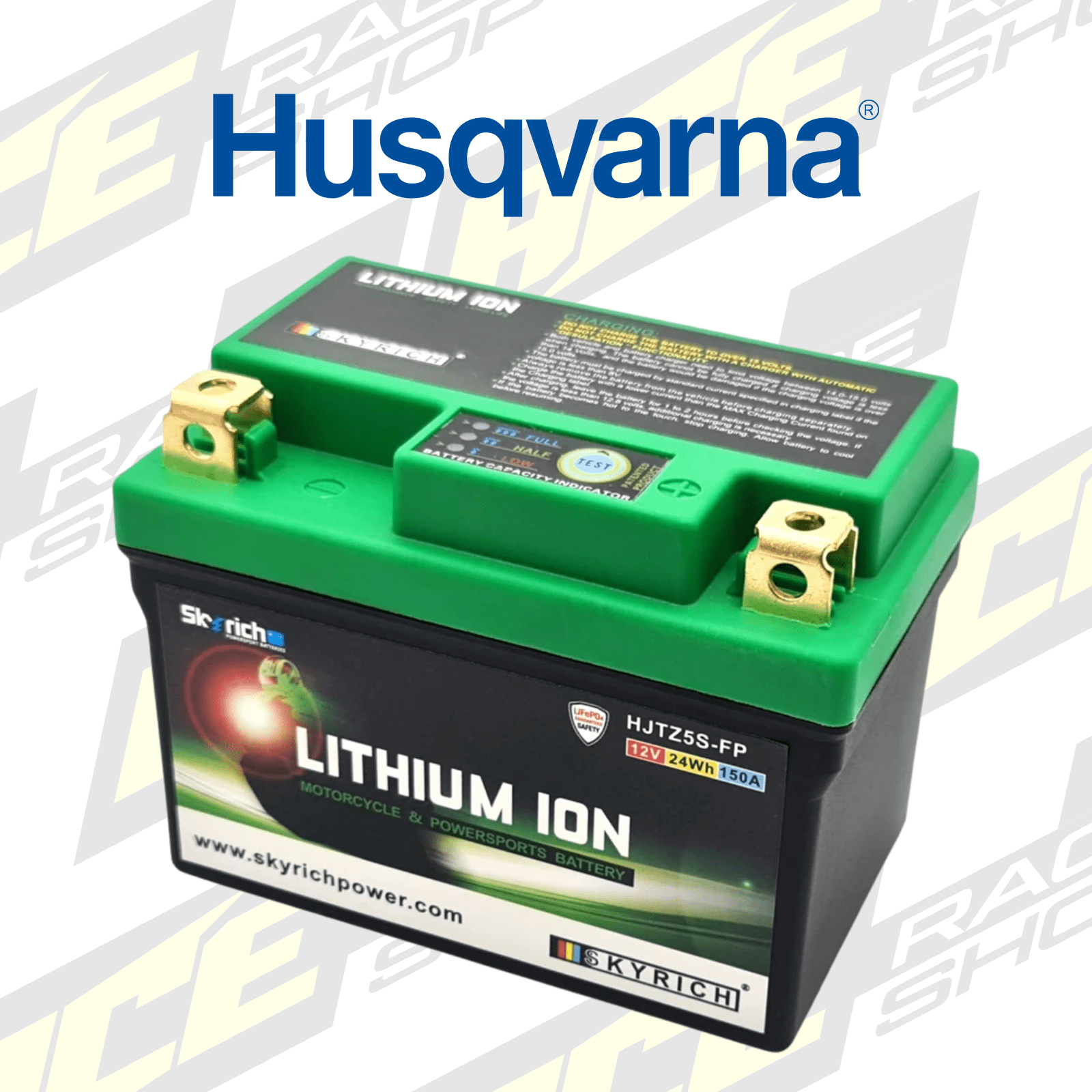 Skyrich Lithium Battery for Husqvarna FE/FC/TC/TE 125-500 2017-2026 - ACE Race Shop