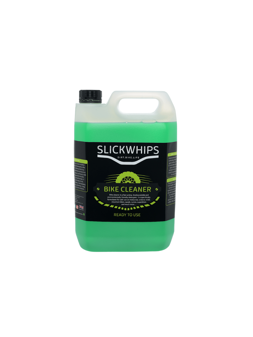 SLICKWHIPS BIKE CLEANER 5L - ULTIMATE PERFORMANCE BIODEGRADABLE BIKE CLEANER - ACE Race Shop