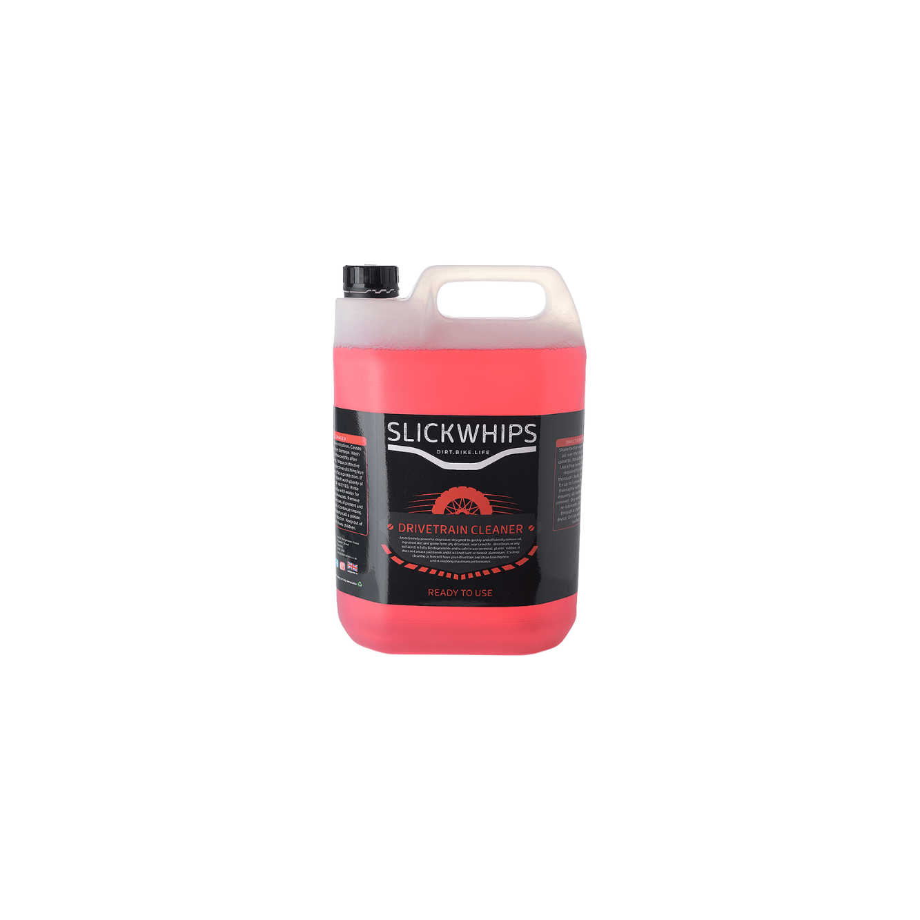 SLICKWHIPS DRIVETRAIN CLEANER 5L - POWERFUL BIODEGRADABLE DEGREASER - ACE Race Shop