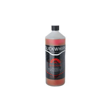 SLICKWHIPS SNOW FOAM BIKE CLEANER 1L - CHERRY SCENTED PREMIUM FOAM SOLUTION - ACE Race Shop
