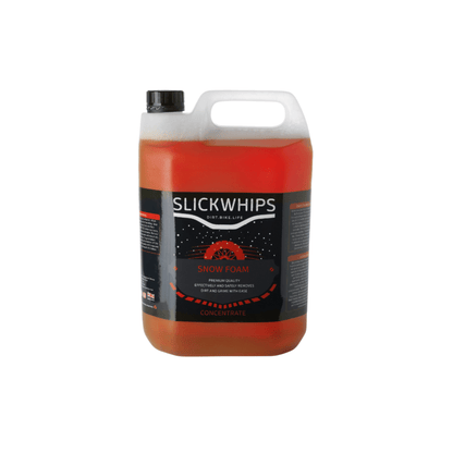 SLICKWHIPS SNOW FOAM BIKE CLEANER 5L - CHERRY SCENTED PREMIUM FOAM SOLUTION - ACE Race Shop