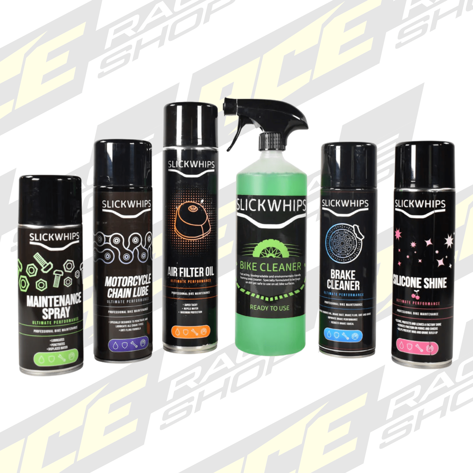 SLICKWHIPS ULTIMATE CLEANING BUNDLE - ACE Race Shop