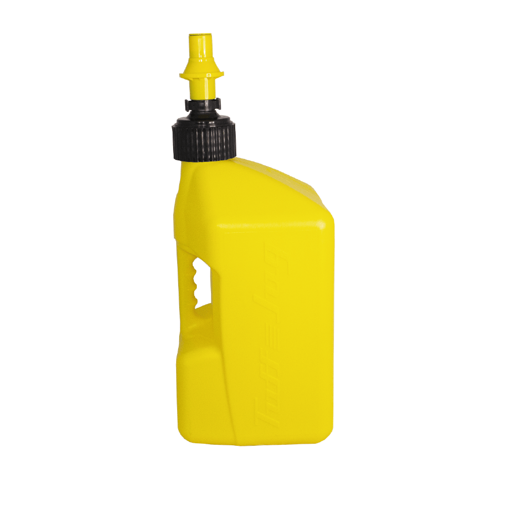 TUFF JUGS 10 LITRE TUFF JUG YELLOW/YELLOW RIPPER CAP - ACE Race Shop