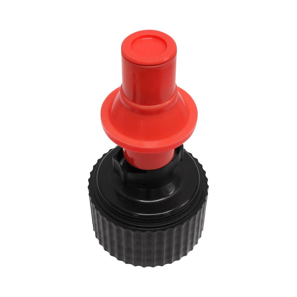 TUFF JUGS BLACK CAP WITH RED RIPPER SPOUT - ACE Race Shop