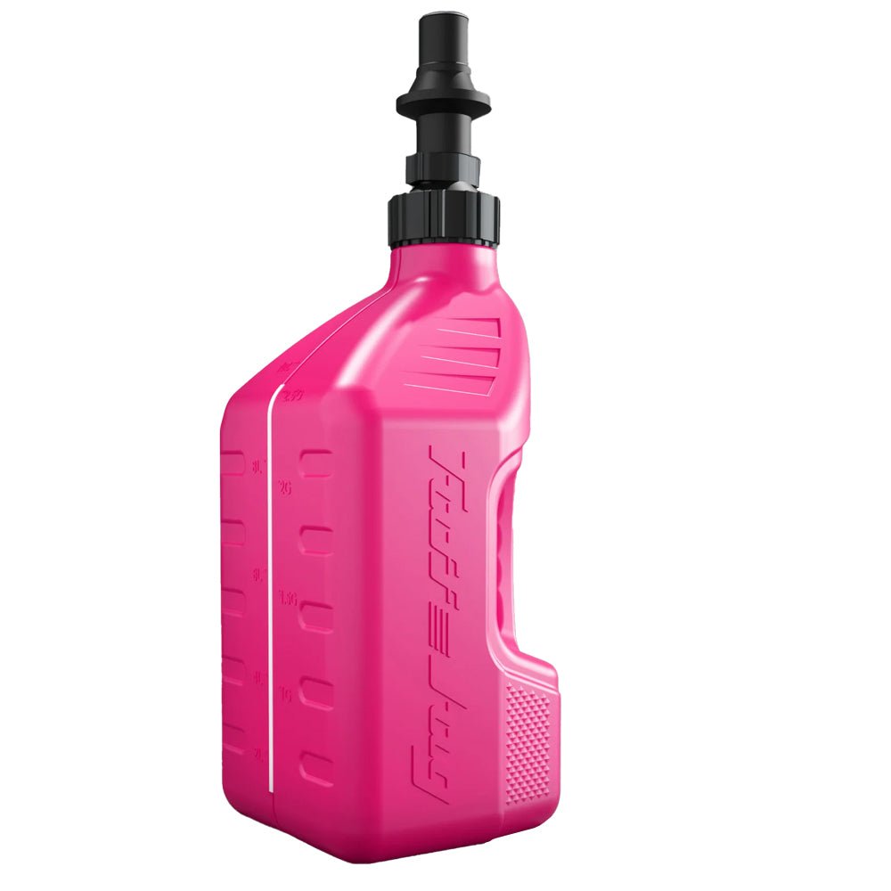 TUFF JUGS TUFF JUG 10L PINK WITH BLACK RIPPER CAP - ACE Race Shop