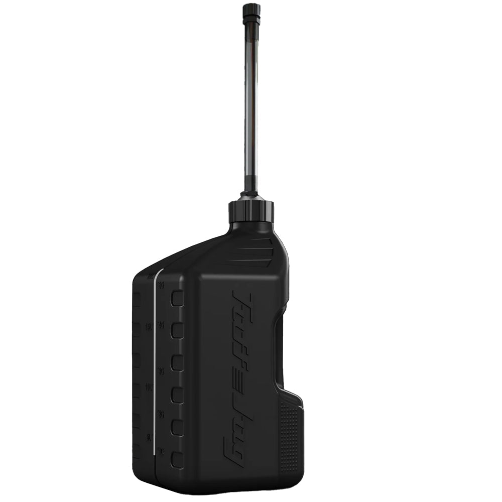 TUFF JUGS TUFF JUG 20L BLACK WITH AUTO - STOP SPOUT - ACE Race Shop