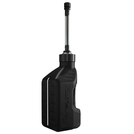 TUFF JUGS TUFF JUG 5L BLACK WITH AUTO - STOP SPOUT - ACE Race Shop